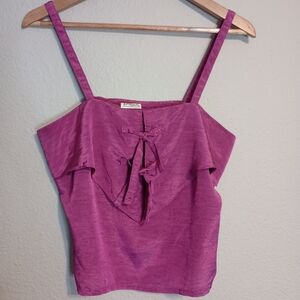 Vintage City Girl Coquette Purple Top